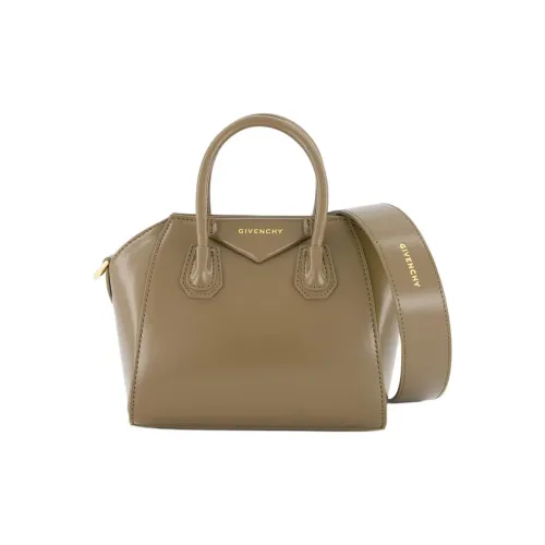 GIVENCHY Antigona Сумка через плечо из коровьей кожи мини-сумка для женщин цвет тауповый
