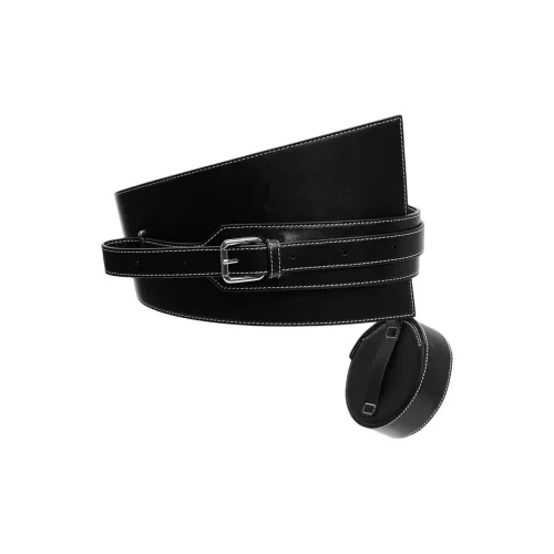 Offnen Лицевая коровья кожа Бананка Обычный Unisex Proton Черный Ириска