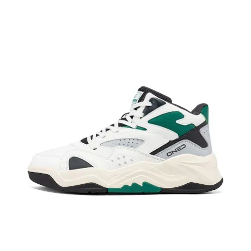 361° Амортизация Износостойкий Низкий Топ Casual Мужской Белый Зеленый