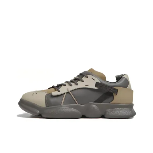 CAMPER Karst Casual Low Top Beige Yellow Women's