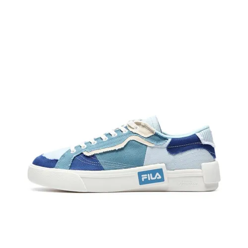FILA FUSION POP WHITE SPECIAL Низкий топ кеды женские синие