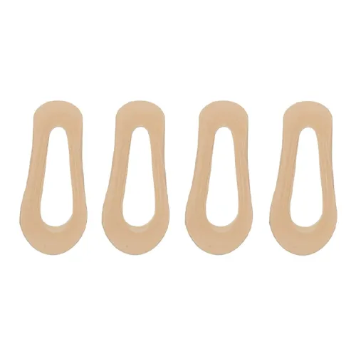 Mona No Show Носки Женские 4 пачки Светлая кожа