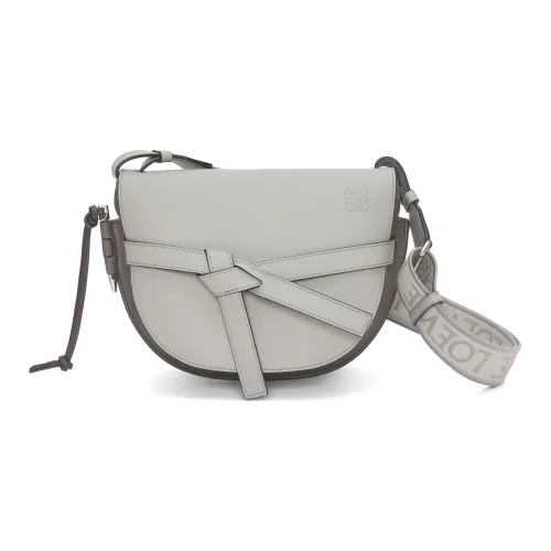 LOEWE Gate Коровья кожа Сумка через плечо Сумка на плечо Унисекс Серый