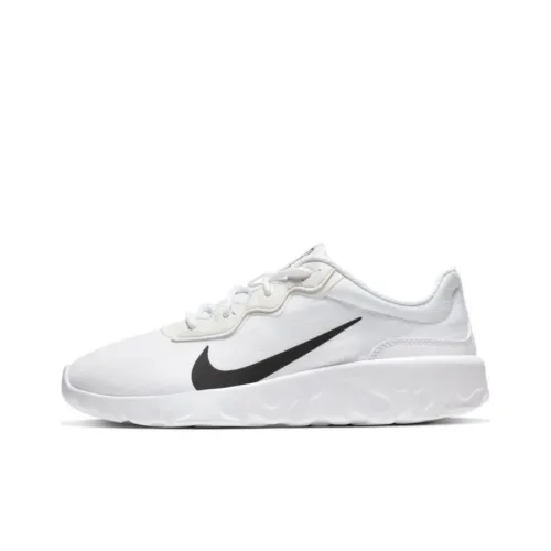 Nike Explore Strada Shock Absorbers Slip-Resistant Low Top Casual Running Shoes Women's Black White Найк Explore Strada Shock Absorbers Slip-Resistant Низкий Топ Повседневные Беговые Кроссовки Женские Черный Белый