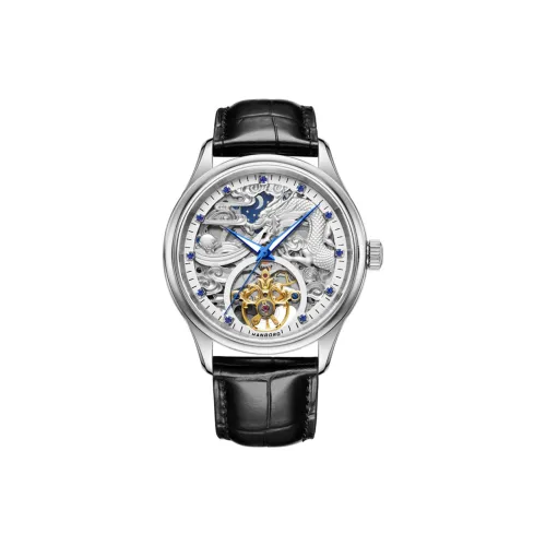 HANBORO Автоматический механический механизм Часы Мужские Часы Черепный циферблат HBR30026 3 BH