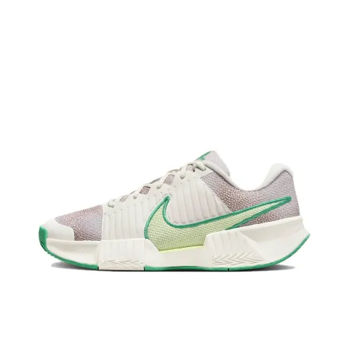 Nike Air Zoom GP Challenge Pro Slip-resistant Low Top Tennis Shoes Men's Beige Green Найк Эйр Зум GP Challenge Pro Противоскользящие Низкие Кроссовки для Тенниса Мужские Бежево-Зеленые