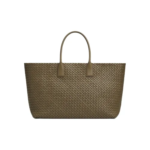 Bottega Veneta Cabat Овечья кожа Сумка Большая Мужская Терракота