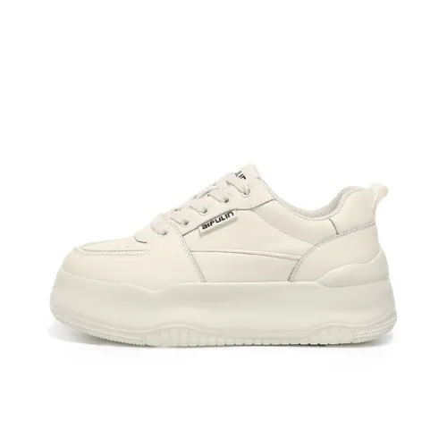 AIFUlIn Evelyn Low Топ Скейтборд Кроссовки Женские Бежевые