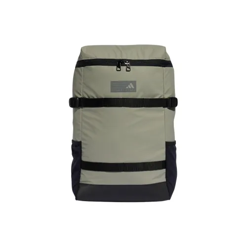 Adidas Полиуретан Рюкзак Стандартный Унисекс Pebble Silver Gray и Black Gray