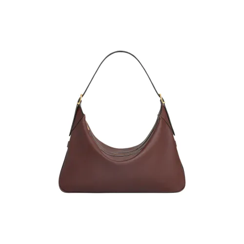 CELINE Romy Collection Коровья кожа Одно плечо Сумка Большая Женская Каштановая