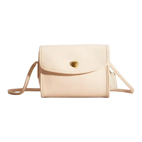 COACH Перчаточная дубленая кожа Сумка через плечо Сумка на плечо Женская Белая