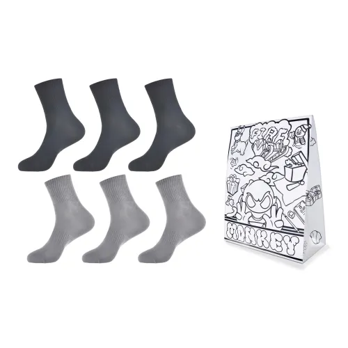 FireMonkey Носки Crew Унисекс упаковка из 6 пар