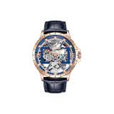 HBR910-Розовый корпус, синий ремешок