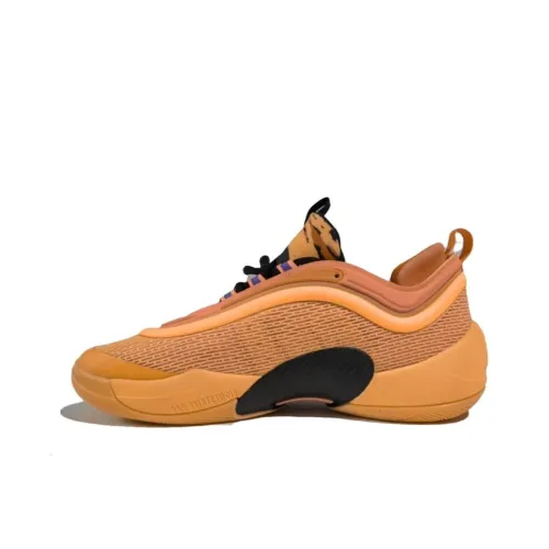 Adidas D.O.N. Issue Амортизация Износостойкий Низкий Топ Баскетбольные Кроссовки Унисекс Оранжевый Черный