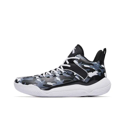 ANTA Laser 4 Амортизация Износостойкий MID Топ Баскетбольные кроссовки Мужские