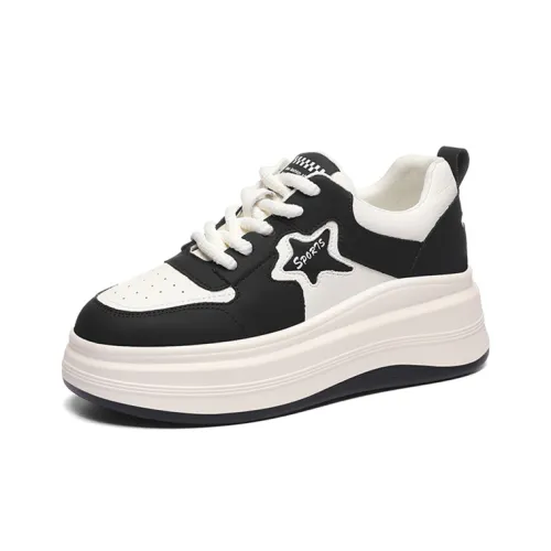 Golden Silk Rabbit Slip-Resistant Shock Absorbers Легкие Низкие Кроссовки для Скейтбординга Женские Черные