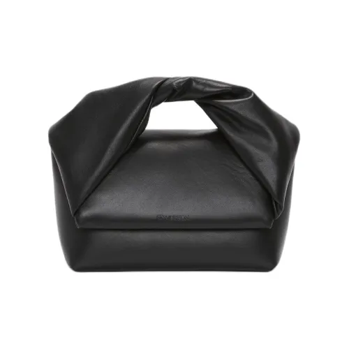 JW Anderson Full с рельефной голенью кожа сумка через плечо сумка среднего размера женская черная