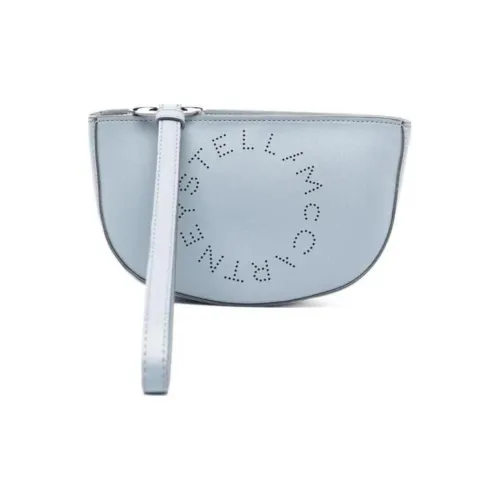 Stella McCartney Натуральная кожа кожа лунный клатч женский светло-синий