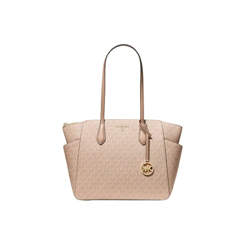 MICHAEL KORS Marilyn Покрытый холст Тоут Сумка Сумка для покупок Сумка Сумка через плечо Женская Розовая