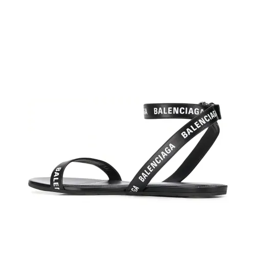 BALENCIAGA Круглые с ремешком сандалии женские