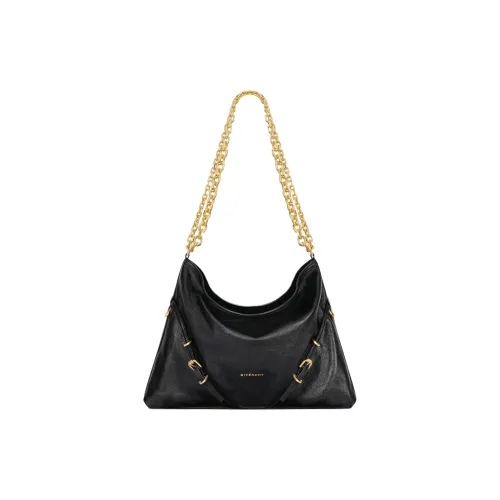 Givenchy Voyou Дубленая кожа коровы Сумка через плечо Средняя Женская Черная