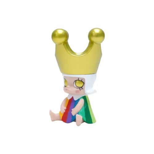 POP MART Коллаборация Молли Детский Радужный Модные Фигурки