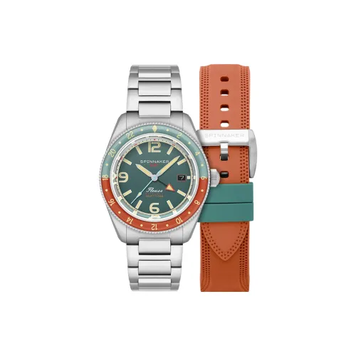 SPINNAKER Автоматический механический механизм Мужские часы 43mm*43mm*13mm Зеленый