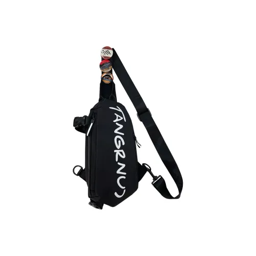 Techson Нейлоновая сумка Sling Стандартная Унисекс Черный Белый