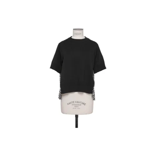 sacai Черный Женский Трикотаж