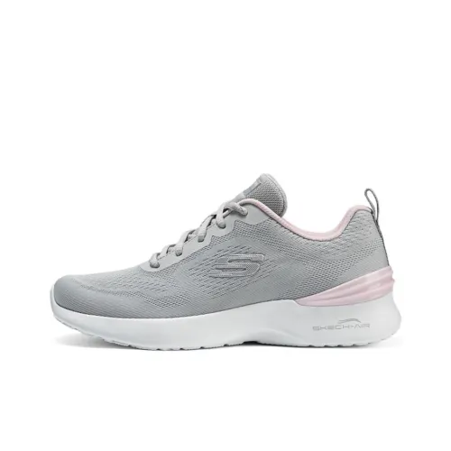 Skechers Амортизация Низкий Топ Беговые Кроссовки Женские Серые