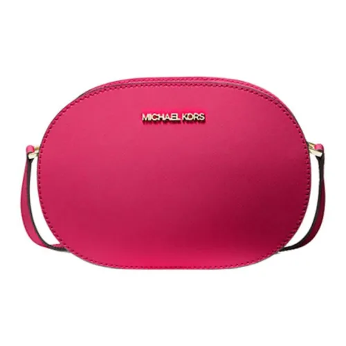 MICHAEL KORS Jet Set Travel Saffiano кожа Camera сумка сумка через плечо средний размер женский электрический розовый