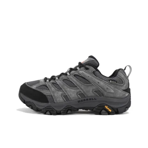 MERRELL MOAB 3 Gore Te Устойчивый к истиранию Дышащий Низкий Топ Уличная Обувь Мужская Черный Серый