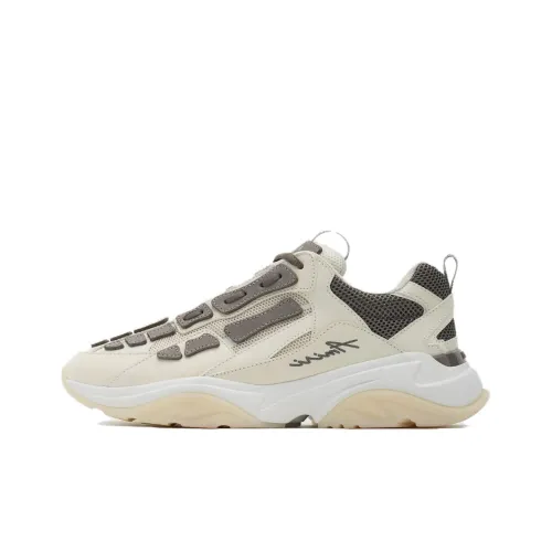 AMIRI Bone Runner Повседневный Низкий Топ Бежевый Коричневый Мужской
