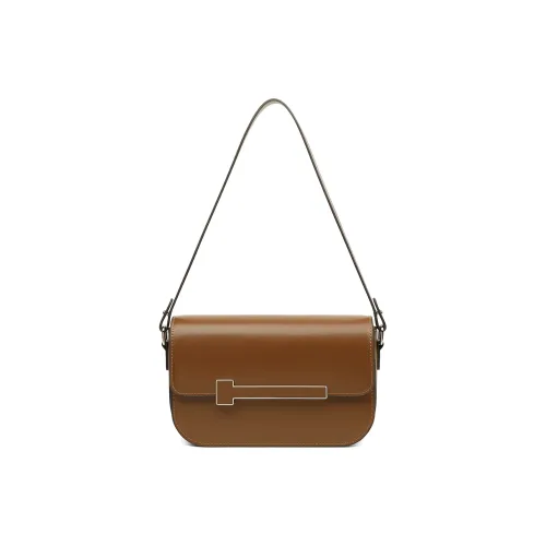 teenmix Сумка через плечо из коровьей кожи сумка на плечо обычная женская коричневый черный красный