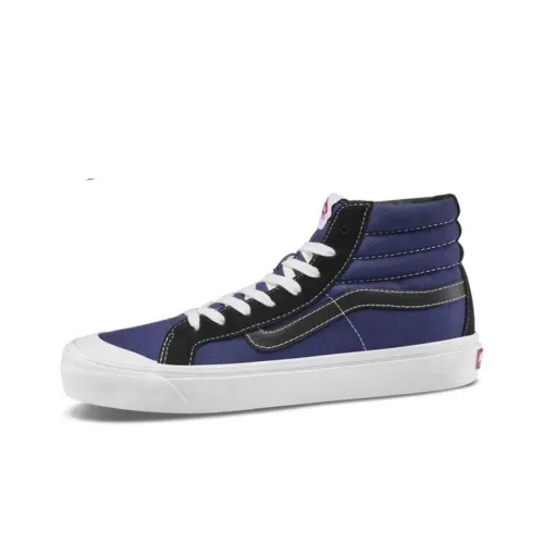 Vans Style 138 Vault OG LX High Топ Скейтборд Кроссовки Унисекс Синий Черный