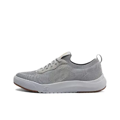 Skechers Повседневные Низкие Кеды Серые Мужские