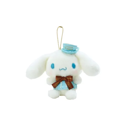 Sanrio Cinnamoroll GODIVA Коллаборация 2024 Куклы Плюшевый Брелок 12,5 см Высота