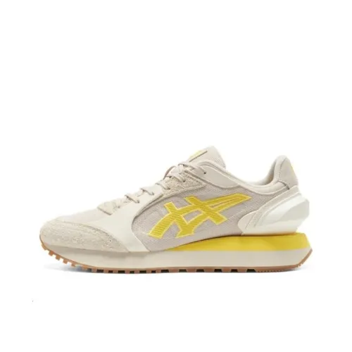 Onitsuka Tiger Moage Co Non Slip Легкий Низкий Топ Casual Унисекс Бежевый Желтый