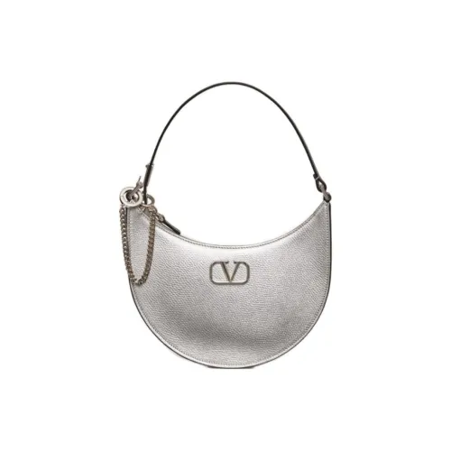 Valentino Vlogo Телячья кожа Сумка через плечо Сумка на плечо Сумка мини Women's Silver