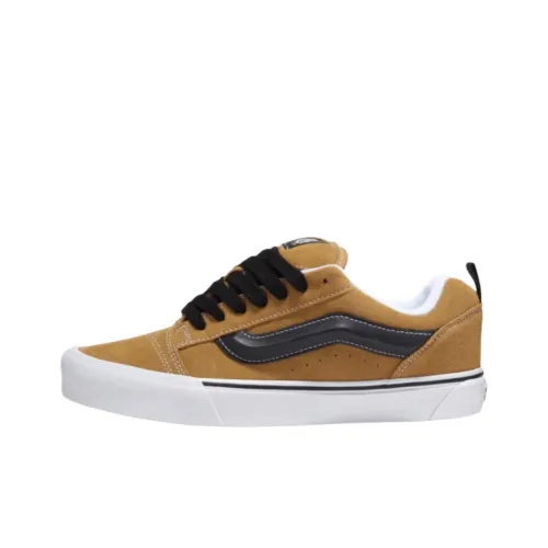 VANS Knu Skool Low Топ Скейтборд Кроссовки Унисекс Желтый Черный