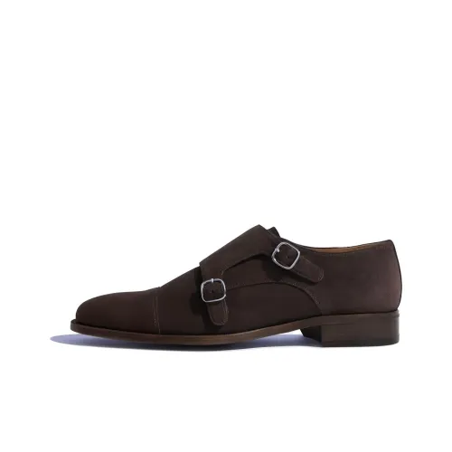 SCAROSSO Мужские повседневные туфли Low Top Темно-коричневые Мужские
