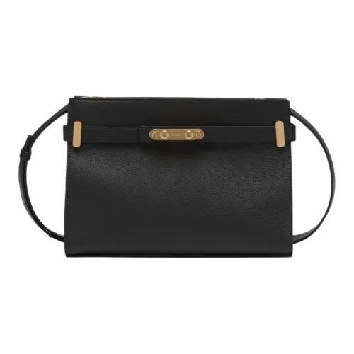 BALLY Коровья кожа крупнозернистая Сумка через плечо Сумка на плечо Женская Черная