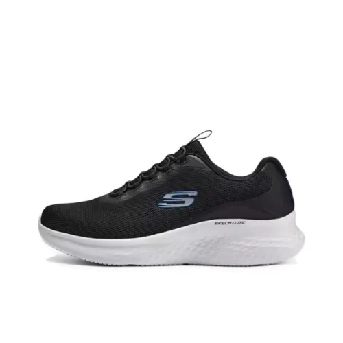 Skechers Skech Lite Pro Амортизация Износостойкие Низкие Кроссовки для Бега Мужские Черные Синие