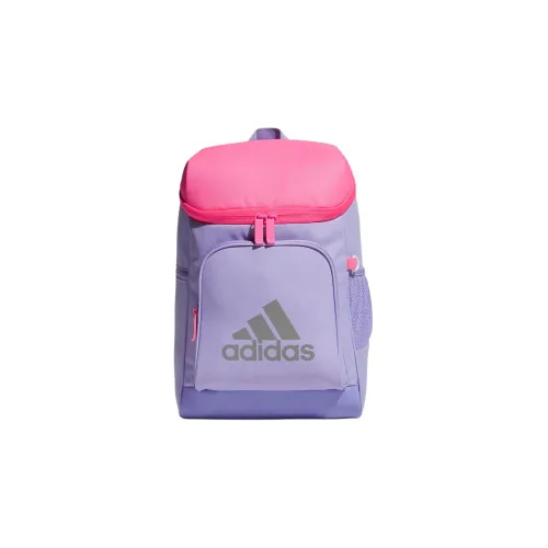 Adidas Переработанный полиэстер рюкзак стандартный женский светлый фиолетовый и ярко-розовый флуоресцентный