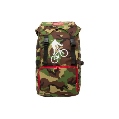 Manhattan Portage Нейлон Рюкзак Унисекс Камуфляж Красный