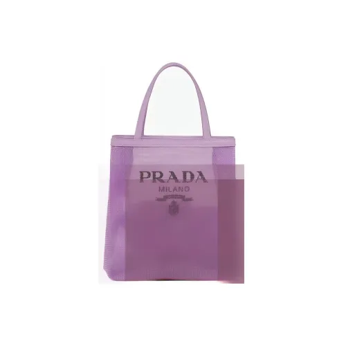 PRADA Блестки Тоут Сумка Сумка для покупок Комбинированная сумка Маленькая сумка Женская Лилия