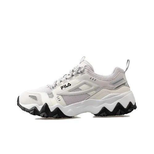 FILA FUSION Низкий Топ Casual Мужской Белый Серый