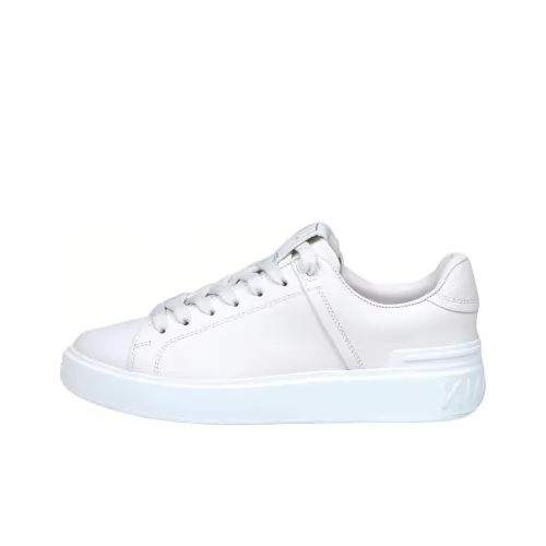 BALMAIN B Court Low Top Скейтборд Кроссовки Мужские Белые