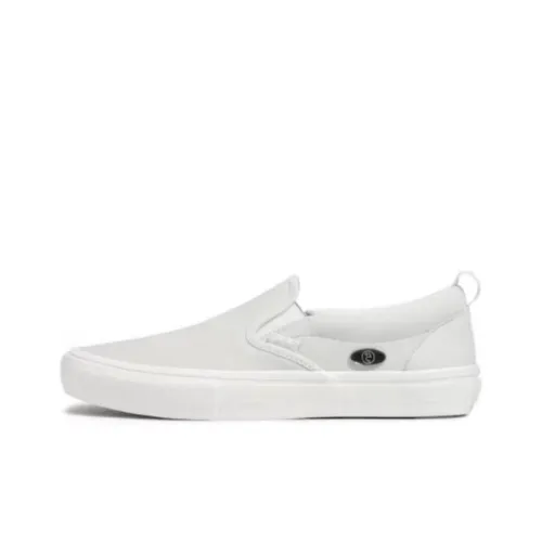 Vans Skate Classic Slip-On Low Top Скейтборд Кроссовки Унисекс Белый