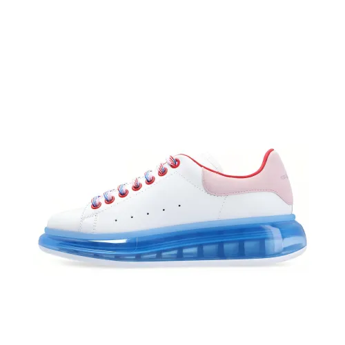 Alexander McQueen Larry Стильные Скейтбординги Женские Белые Синие